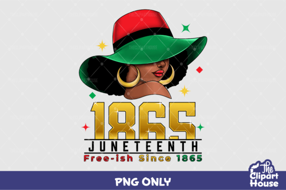 1865 Juneteenth Black Woman Design