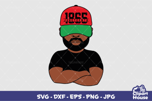 1865 Juneteenth Cap Man Design