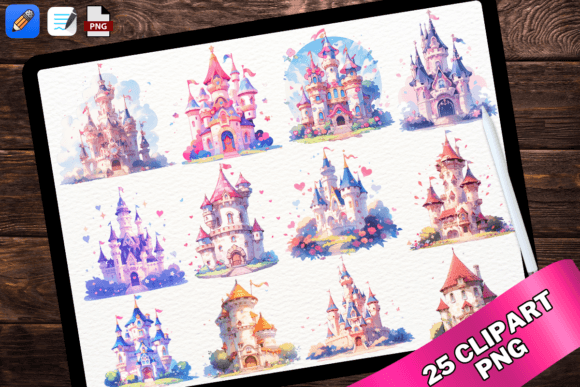 Cartoon Magical Castle PNG Clipart