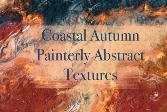 Coastal Autumn Painterly Abstract