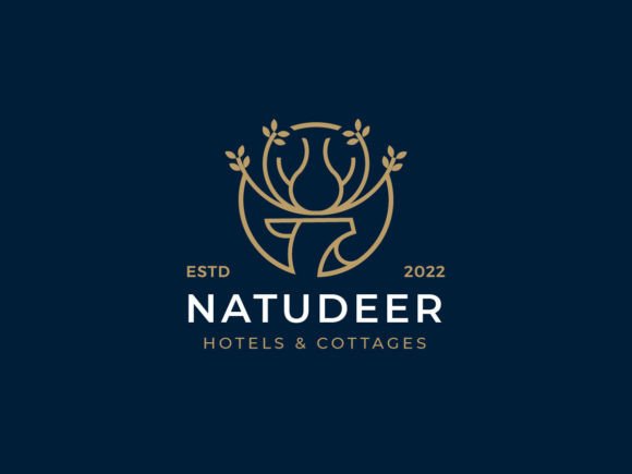 Nature Deer Logo Template