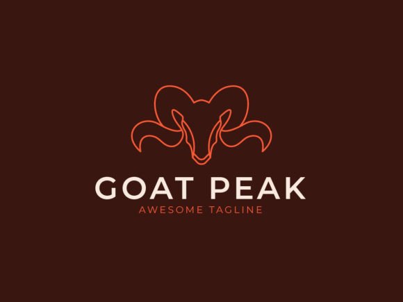 Peak Goat Logo Template: The Modern Abstract Solution for Scalable Branding