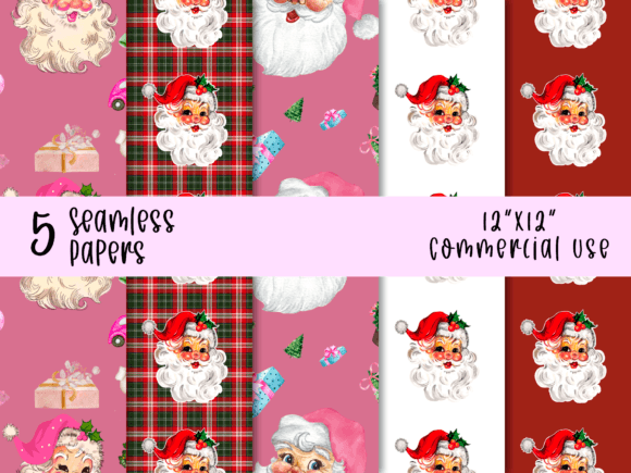 Santa Clause Christmas Seamless Pattern: Elevating Your Holiday Design Projects