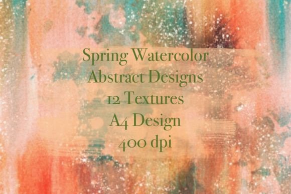 Spring Watercolor Abstract Designs for Creatives