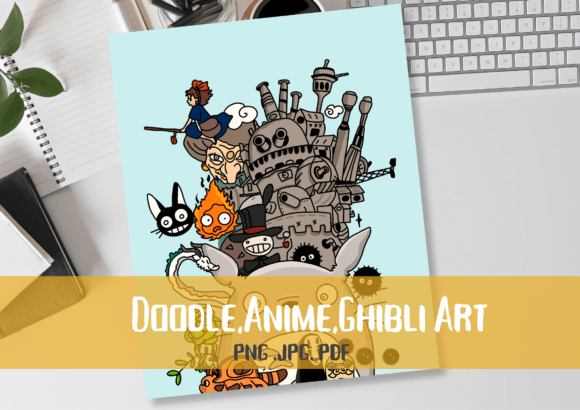 The Magic of Doodle, Anime, Ghibli Art: A Versatile Creative Resource