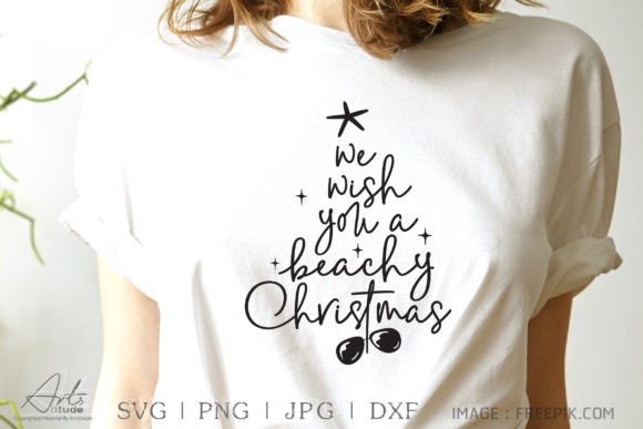 We Wish You a Beachy Christmas SVG PNG: Streamlining Holiday Design Workflows